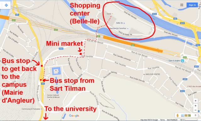 How to get to Bell Ile from Sart tilman